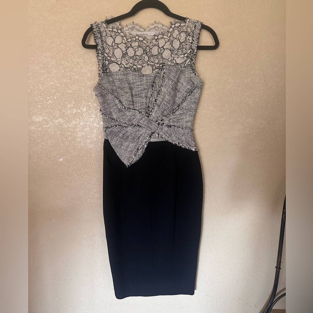 Karen Millen modern dress for work moms.